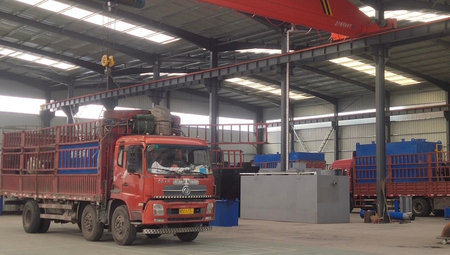 农村安 全饮水供水厂一体化净水设备发往潢川 农村安 全饮水供水厂一体化净水设备发往潢川